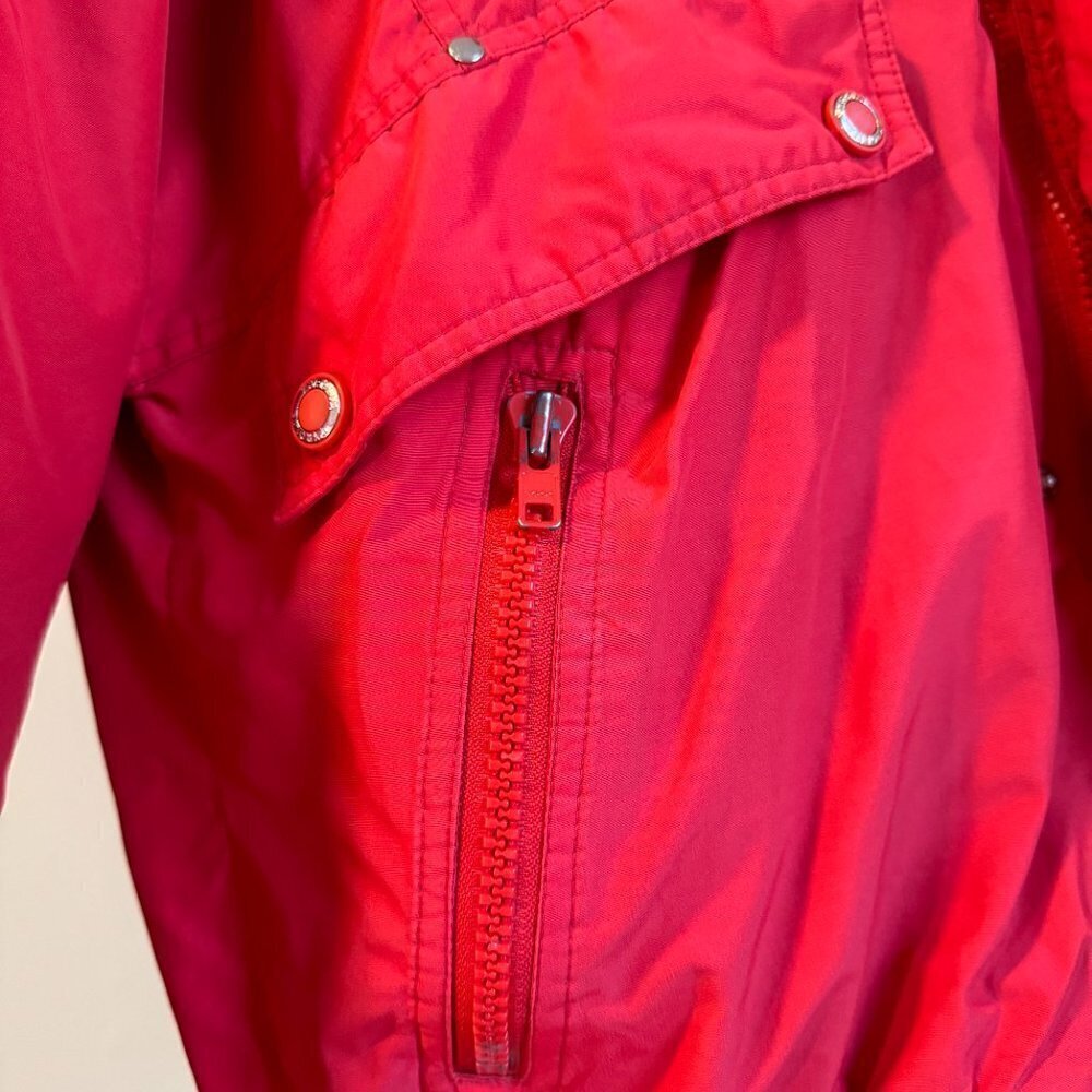 Vintage Tyrolia Bright Red 90's Puffy Ski Jacket - Picture 8 of 12